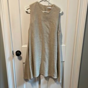 Zara Beige Sleeveless Dress
